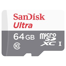 تصویر کارت حافظه microSDXC سن دیسک مدل Ultra کلاس 10 استاندارد UHS-I U1 سرعت 80MBps 533X ظرفیت 64 گیگابایت