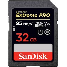 تصویر کارت حافظه SDHC سن دیسک مدل Extreme Pro V30 کلاس 10 استاندارد UHS-I U3 سرعت 633X 95MBps ظرفیت 32 گیگابایت