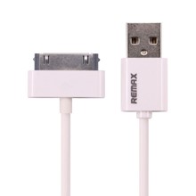 تصویر کابل USB به 30-پین ریمکس مناسب برای آیفون 4/4s به طول 1 متر