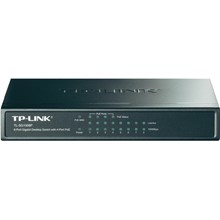 تصویر سوییچ 8 پورت گیگابیتی تی پی-لینک به همراه 4 پورت POE مدل TL-SG1008P