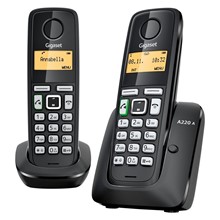 تصویر تلفن بي سيم منشي دار گيگاست مدل A220A Duo